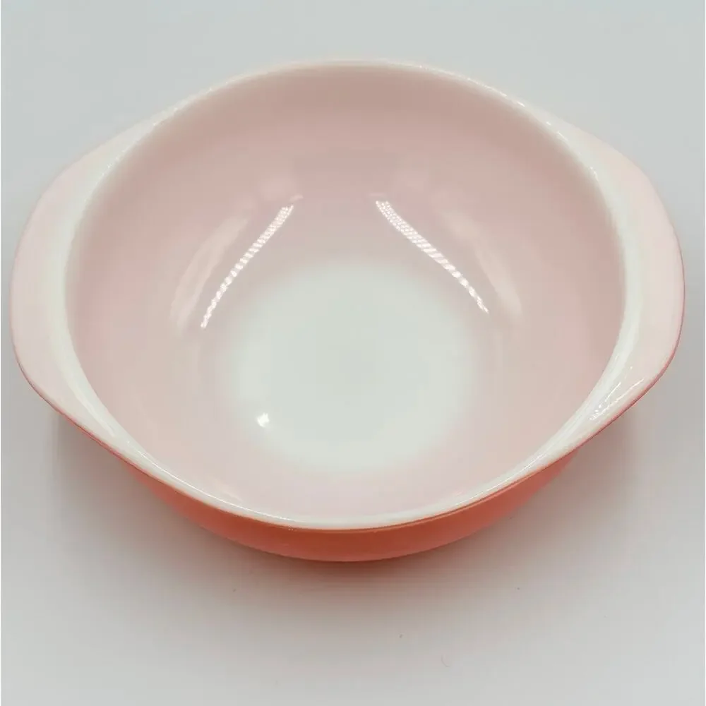 PYREX Flamingo Pink #024 Round 2QT Casserole Dish Mixing Bowl